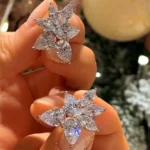 4.5 ct Diamond Stud Earrings in 925 Silver