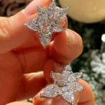 4.5 ct Diamond Stud Earrings in 925 Silver