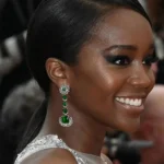 Fashion Women Cut Out Emerald Earrings