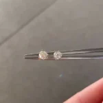 Handmade 1.5ct Round Brilliant Ear Studs in Sterling Silver