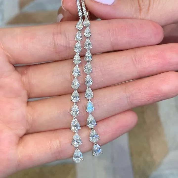 Handmade Pear Drop Earrings