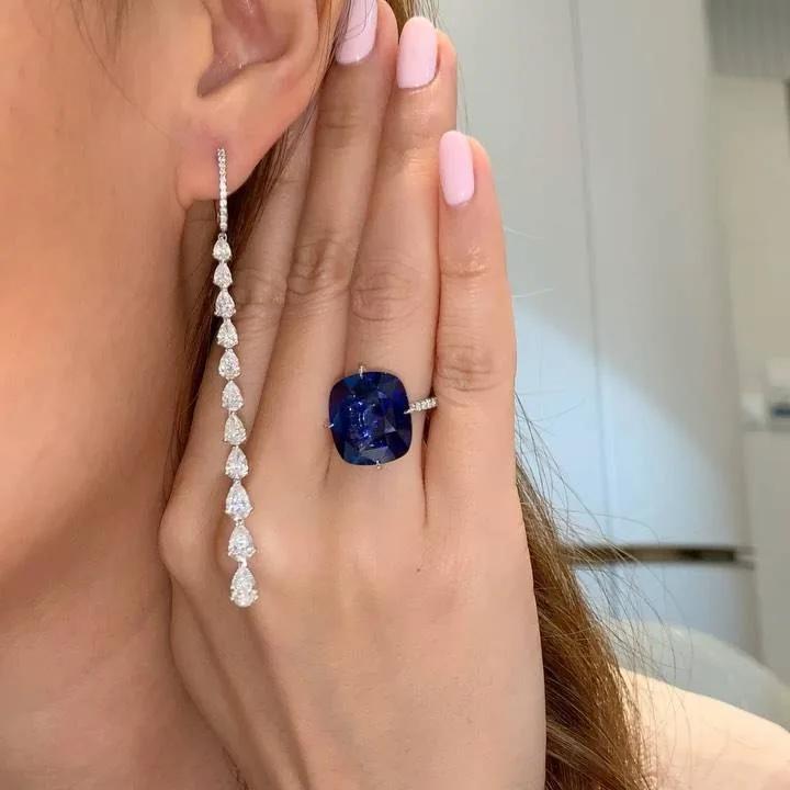 Handmade Pear Drop Earrings