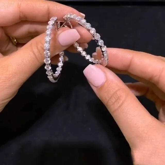 Fashion Women Luxury Hoop Earrings