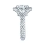 Handmade 2.5 CT Cushion Cut Diamond Engagement Ring