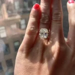 Handmade 5CT Radiant Cut Sterling Silver Enagement Ring