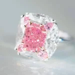 Handmade 3.5 CT Cushion Cut Pink Sapphire Engagement Ring