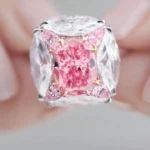 Handmade 3.5 CT Cushion Cut Pink Sapphire Engagement Ring