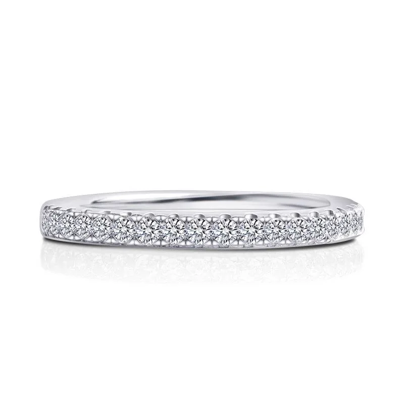 Handmade 4.0 CT Princess Cut Sterling Silver Ring Set