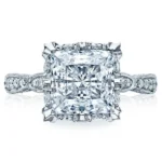 Handmade 3.0CT Princess Cut Royal Pave Engagement Ring
