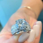 Handmade 2.0 CT Round Cut Stunning Engagement Ring