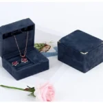 Handmade Velvet Portable Travel Case Jewelry Box