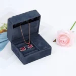 Handmade Velvet Portable Travel Case Jewelry Box
