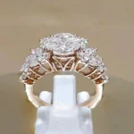 Handmade Pear Cut Sterling Silver Wedding Band