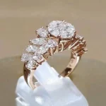 Handmade Pear Cut Sterling Silver Wedding Band