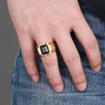 Handmade Gold Plating Dragon Design Men's Ring