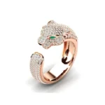Fashion Lepoard Ring Adjustable Size