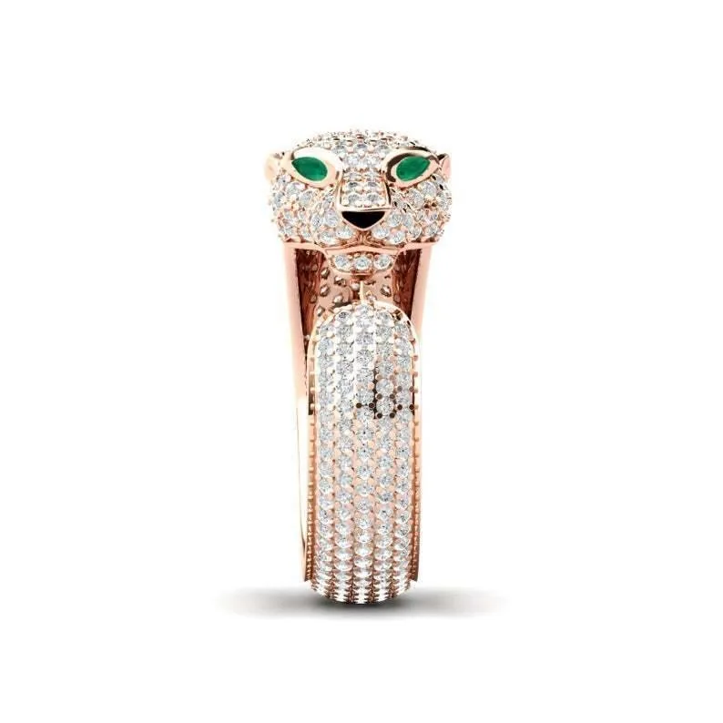 Fashion Lepoard Ring Adjustable Size