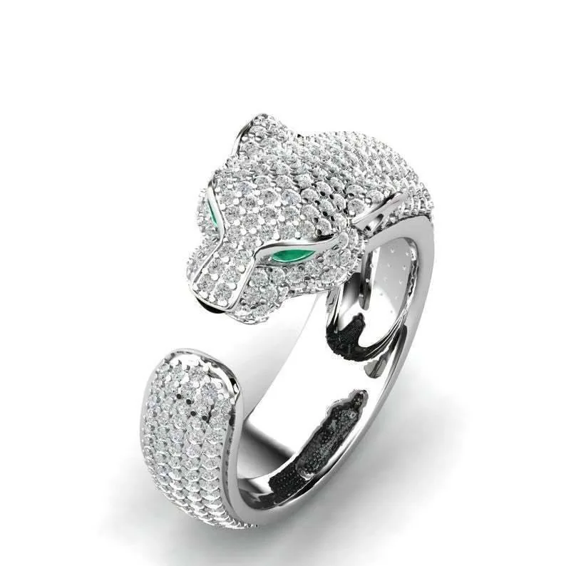 Fashion Lepoard Ring Adjustable Size