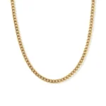Titanium Steel Men's Franco Chain Necklace