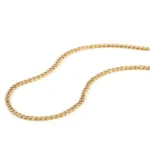Titanium Steel Men's Franco Chain Necklace