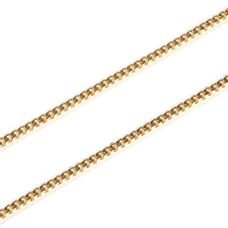 Titanium Steel Men's Franco Chain Necklace