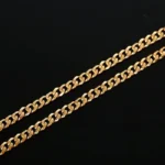 Titanium Steel Men's Franco Chain Necklace