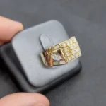 Handmade Men 9MM Sterling Silver Ring Eternity Band