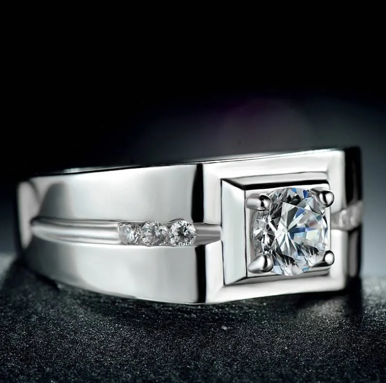 Handmade 925 Sterling Silver Men's Ring Band