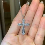 Handmade Stunning Design Cross Pendant Necklace