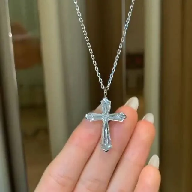Handmade Stunning Design Cross Pendant Necklace