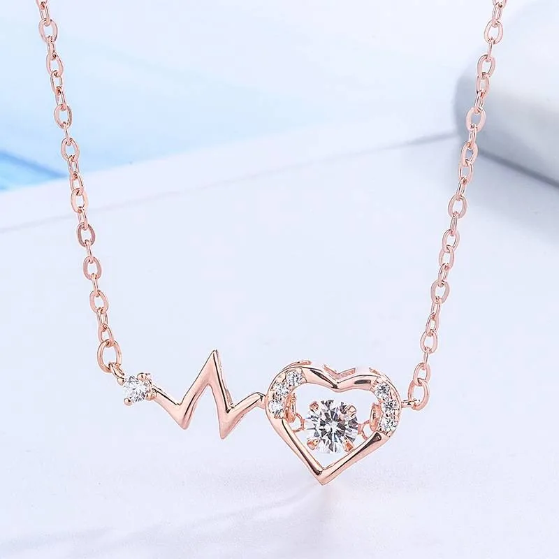 Fashion Heart-beating Necklace Halloween Gift