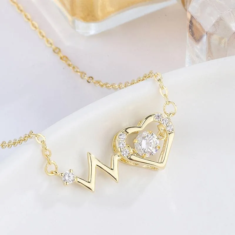 Fashion Heart-beating Necklace Halloween Gift