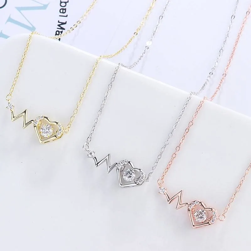 Fashion Heart-beating Necklace Halloween Gift