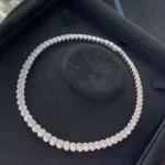 Handmade Luxury Oval Cut Sapphire Necklace Chocker