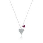 Fahion Double Heart Necklace