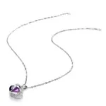 Handmade Heart Cut Pendant Necklace