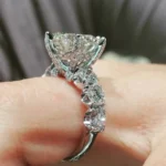 Handmade 5 Ct Round Cut Engagement Ring