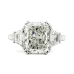 Handmade 5 Ct Radiant Cut Engagement Ring