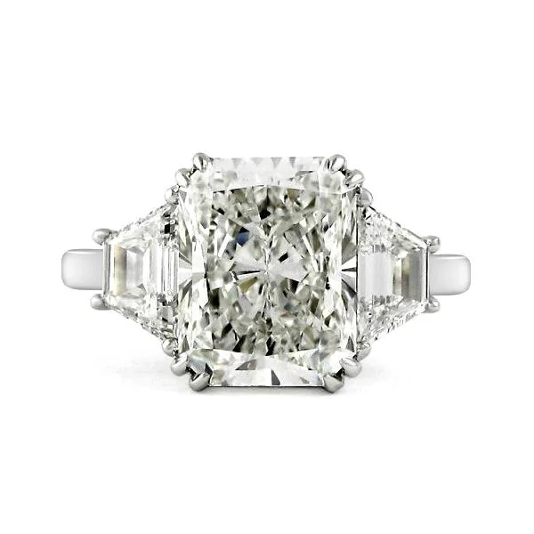 Handmade 5 Ct Radiant Cut Engagement Ring