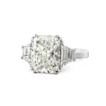 Handmade 5 Ct Radiant Cut Engagement Ring