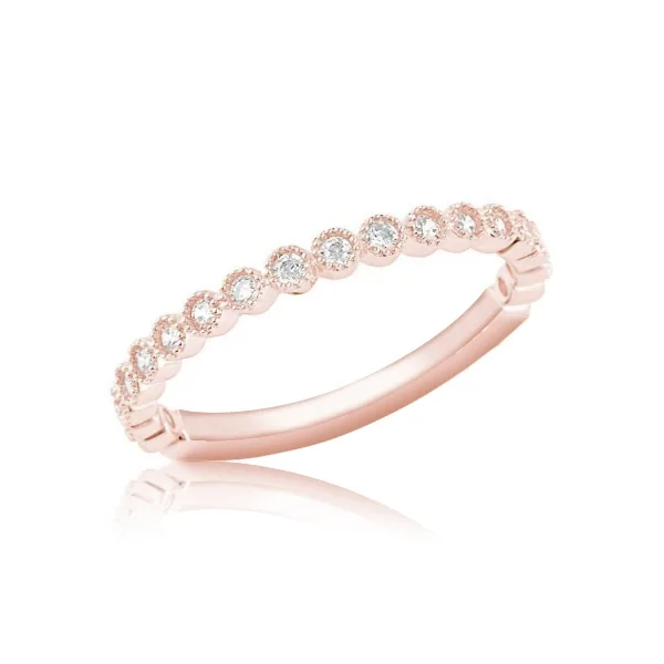 Handmade 2 Ct Pear Cut Rose Gold Ring Set With 2 Bands