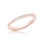 Handmade 4 Ct Rose Gold Cushion Cut Ring With Marquise Shape Band Milgrain Brilliant Cut Band