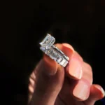 Handmade Gorgeous 2 CT Emerald Cut Ring Set