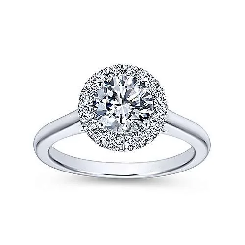 Handmade 2 CT Round Cut Brillant Halo Wedding Set with Matching Band