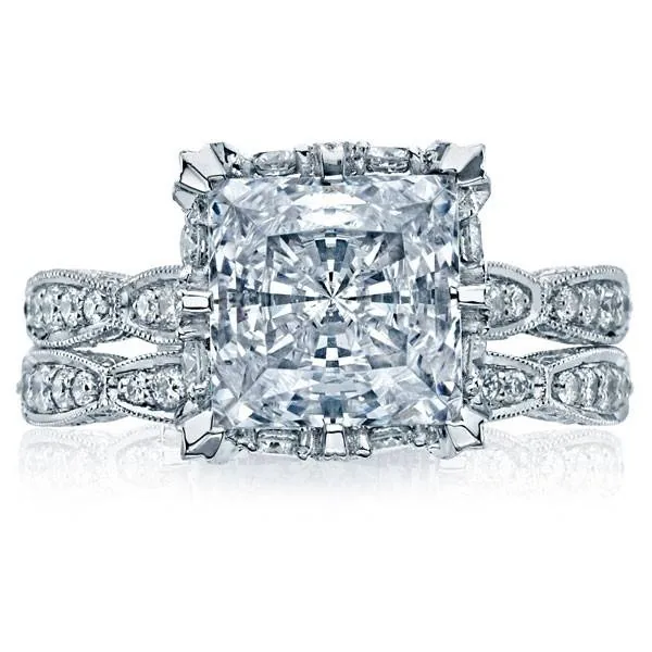Handmade 3.0CT Princess Cut Royal Pave Wedding Ring Set